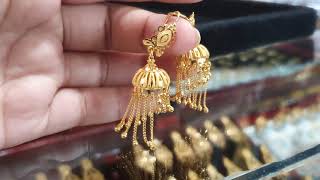 কম ওজনের নতুন ডিজাইনের ঝুমকা কানের দুল এর দাম |jhumka earrings
