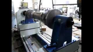 KRYSTAL: Dynamic balancing of propeller shaft on 1Ton Machine