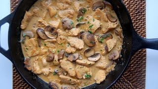 Chicken Stroganoff Recipe -- Very delicious