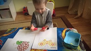 Игра "заплатки из пластилина"