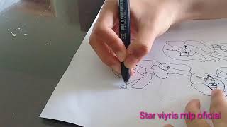 Desenhando meus amigos^w^(da escola ok?