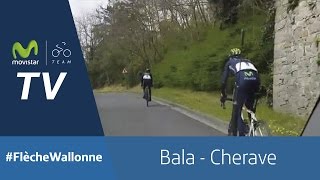#FlècheWallonne: Alejandro Valverde, divirtiéndose junto a sus compañeros en Cherave