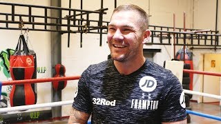 Jamie Moore offers EDDIE HEARN £500 for a spar