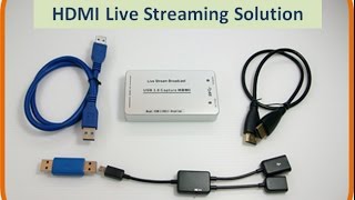 Using a DSLR Camera Live Streaming to YouTube / FaceBook / USTREAM /WOWZA