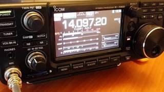 HF E-mail with ICOM IC-7300