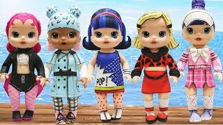 Play Doh NEW! LOL Surprise Doll Series 4 Inspired Costumes