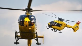 Eurocopter Ec-135 formation flight to Hungaroring