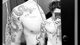 Brooklyn Beckham unveils his gigantic new dragon tattoo as he shares hunky shirtless snap displaying