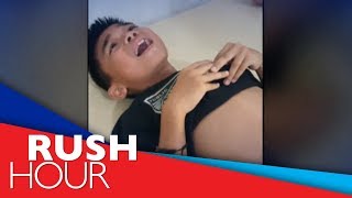 8-year-old boy sings circumcision pain away