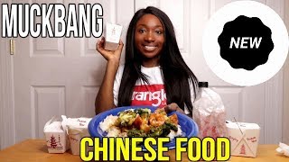 Chinese Food Muckbang: Shrimp w/Broccoli, BBQ Spare ribs & More!!