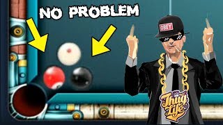 HIS BLACK BALL WAS STUCK BEHIND THE RED BALL, BUT THEN HE DID THIS...(crazy)