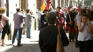 Desfile de tropas carlistas en Estella 1