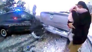 Careless Cop Crashes Cruiser Into Driver, Tries To Avoid Blame