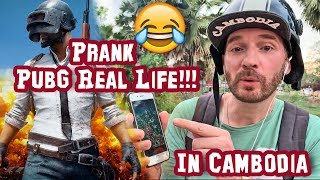 Prank Pubg នៅបាត់ដំបង Funny Prank pubg real Life in Cambodia