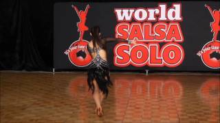 World Salsa Solo Champion 2015 - 1st place Overall Professional Salsa Soloist - Jordynn Lurie (USA)