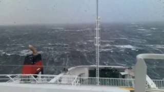 Fjord1 Dårlig vær på Boknafjorden