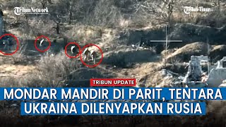 Mortir Rusia Gempur Nasionalis Ukraina di Dalam Benteng Pertahannya di Avdiivka