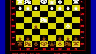Вектор-06Ц, игра "Шахматы-2" (Vector-06С, Chess-2)