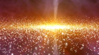 3D Animation Galaxy (Quasar) rotating