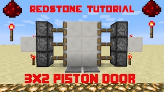 Cum sa faci o usa automata cu pistoane - Tutorial Minecraft