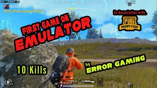 First Emulator Gameplay - BLEEDxError | Pubg Premier League 2019