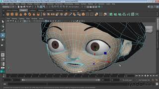 #30 Курс Maya 2017 Essential Training. Выбор полигональных компонентов