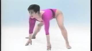 Leotard and pantyhose exercise