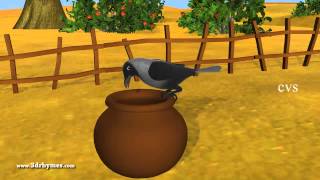 Ek Kauwa Pyaasa tha Poem - 3D Animation Hindi Nursery Rhymes for Children with Lyrics