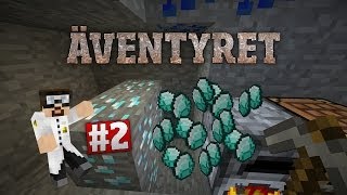 Minecraft på Svenska (Hexxit) - ÄVENTYRET #2: Diamanter REDAN!?!!