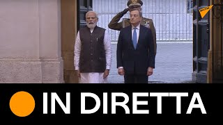 G20, Draghi incontra il Primo Ministro dell’India Modi