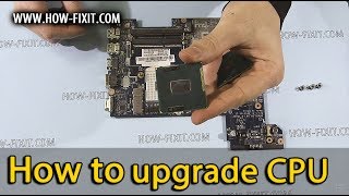 How to upgrade CPU Lenovo G580, G585