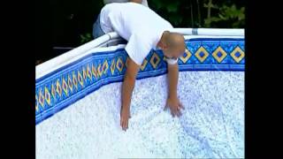 Inground swimming pool liner Installation