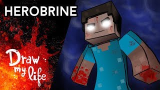 La LEYENDA de HEROBRINE en MINECRAFT - Draw My Life en Español