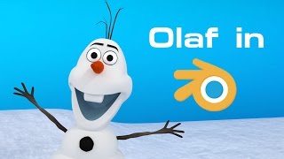 Olaf (Frozen) - Blender Speed Modeling