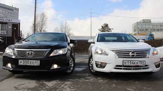 Сравнительный обзор Nissan Teana и Toyota Camry | Видео-обзоры AutoLab (Выпуск 8)