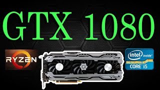 Ryzen 5 1400 в паре с Inno3d ichill GTX1080 vs i5 7500 в игре Prey 2017