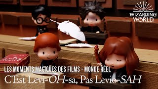 "C'est levi-OH-sa, pas levio-SAH !" (MONDE RÉEL) | Harry Potter les moments magiques des films