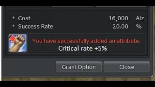 How to make "40/7" items (critical rate in slot) - Cabal Online