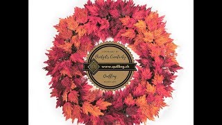 Quilling Autumn Wreath (Part 1) (Tutorial)