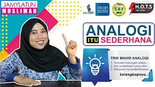 PREDIKSI SOAL ANALOGI TES KEMAMPUAN DASAR (TKD)  PADA TES CPNS SESUAI PERMENPAN RB NO 23 TAHUN 2019