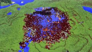 Minecraft: Grey Goo Mod Destruction (Time-Lapse)