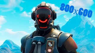 Как сделать разрешение 800х600 в Fortnite??