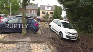 Germany: Flooding leaves trail of destruction in its wake in Erftstadt