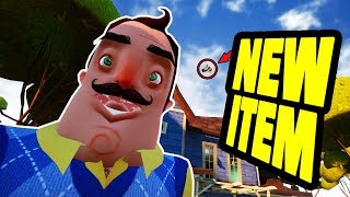 Hello Neighbor Act 1 NEW ITEM!! | SUPER JUMP MOD