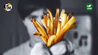 Картофель Фри БЕЗ ЖАРКИ | Простой рецепт картошки фри в духовке — Голодный Мужчина (ГМ, #232)