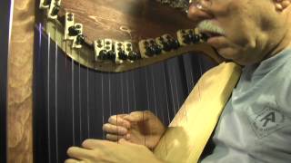 inexpensive sharping lever system- similar to pedal harp ditals
