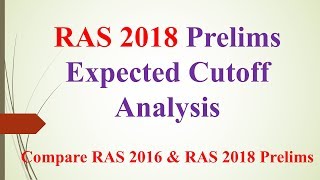RAS 2018 Pre Expected Cutoff