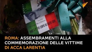 Roma: assembramenti alla commemorazione delle vittime di Acca Larentia