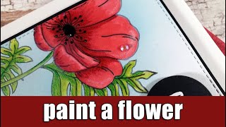 Paint A Flower : Poppy