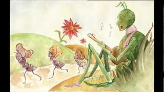 Ecom子供英語絵本：アリとキリギリス(The Ant and the Grasshopper)